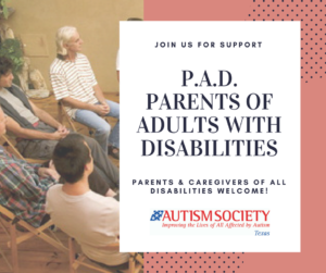Parents of Adults with Disabilities (PAD) Meeting @ IHOP Restaurant | Austin | Texas | United States