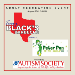 Adult Recreation Event: Terry Black's BBQ and Peter Pan Mini-Golf @ Terry Black's BBQ