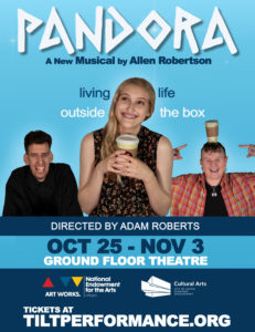 TILT Presents PANDORA-Life Outside the Box! 10/25-11/3 @ Ground Floor Theatre