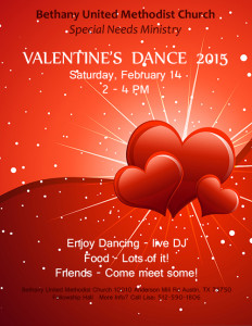 Valentine's Dance for Teens & Young Adults @ Bethany United Methodist | Austin | Texas | United States
