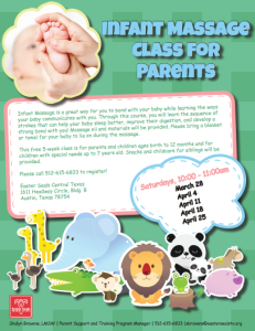 Easter Seals Infant Massage Classes @ Easter Seals of Central Texas | Austin | Texas | United States