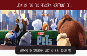 Sensory Friendly Film at Schulman/City Lights Theatre: The Secret Life of Pets @ Schulman / City Lights Theatres | Georgetown | Texas | United States