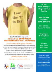 Region 13 Symposium: Empowerment Today & Tomorrow @ Austin | Texas | United States