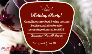 ASCT Holiday Party: Sip, Eat and Shop for a Cause @ Davenport wine and spirits | Austin | Texas | United States