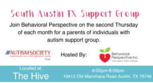 South Austin Support Group for Parents/Caregivers of individuals with autism @ The Hive